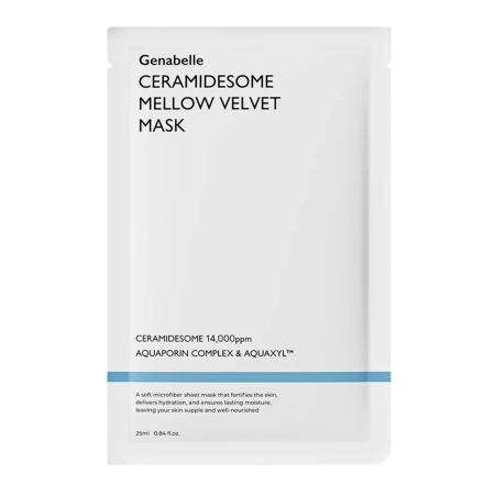 Genabelle - Ceramidesome Mellow Velvet Mask - Nawilżająca Maska do Twarzy w Płachcie - 1szt/25ml