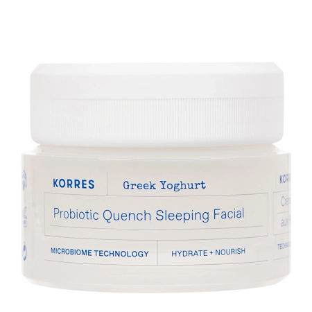 Korres - Greek Yoghurt Probiotic Quench Sleeping Facial - Krem-Maska na Noc - 40ml 