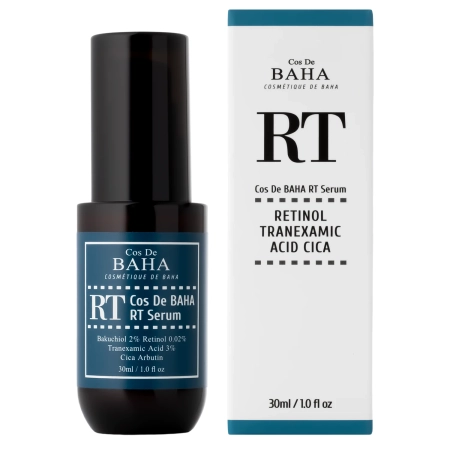 Cos De BAHA - Retinol Tranexamic Serum (RT) - Serum Rozjaśniające z Retinolem i Kwasem Traneksamowym - 30ml