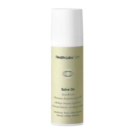 Health Labs Care - Solve On - AcneKrem z Kwasem Azelainowym 10% - 30ml
