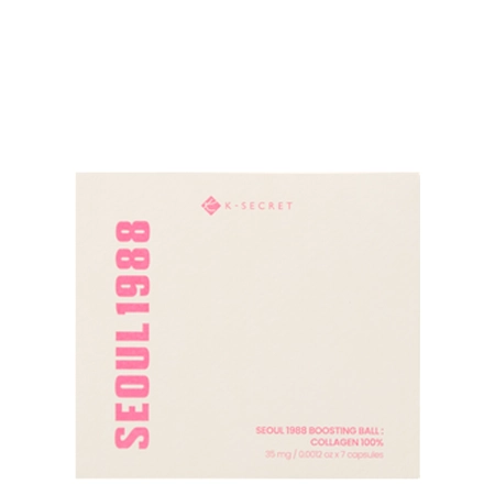K-SECRET - SEOUL 1988 Boosting Ball: Collagen 100% - Kula Pielęgnująca z Kolagenem - 35mg