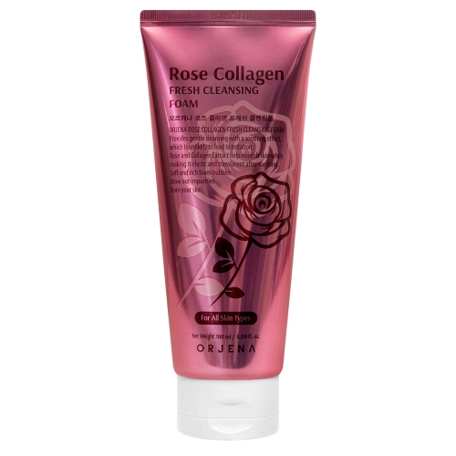 ORJENA - Rose Collagen Foam - Pianka do Mycia Twarzy - 180ml