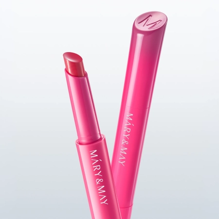 Mary&May - Blooming Glow Lip - Koloryzujący Balsam do Ust - 02 Ruby Blossom - 1,7g