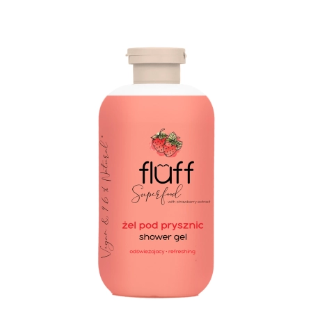 Fluff - Żel pod Prysznic - Truskawka - 500ml