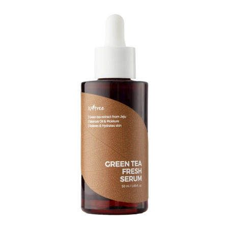 Isntree - Green Tea Fresh Serum - Serum do Twarzy z Ekstraktem z Zielonej Herbaty - 50ml - OUTLET