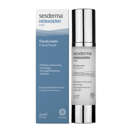 Sesderma - Hidraderm Hyal Moisturizing Facial Cream - Lekki Krem Nawilżający do Twarzy -  50ml