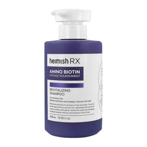 Heimish - RX Amino Biotin Revitalizing Shampoo - Rewitalizujący Szampon do Włosów - 400ml