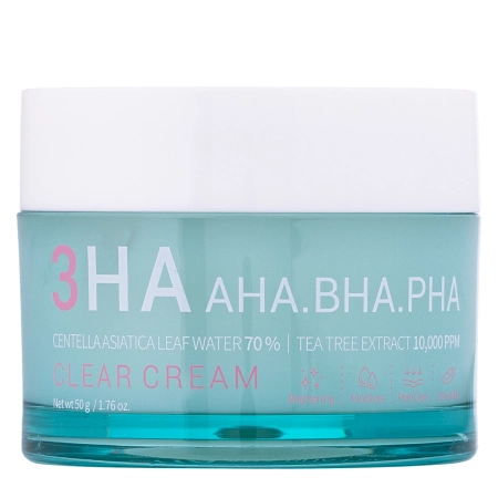 Esfolio - 3HA Clear Cream - Krem do Twarzy z Kwasami - 50ml
