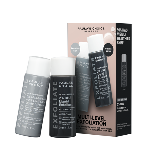 Paula's Choice - Multi-Level Exfoliation Trial Kit - Zestaw Wielopoziomowego Złuszczania