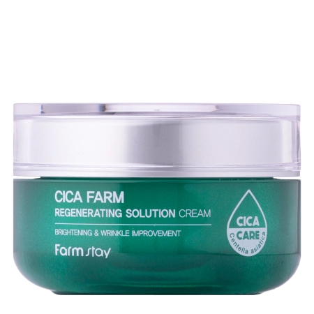 Farmstay - Cica Farm Regenerating Solution Cream - Krem Regenerujący z Wąkrotką Azjatycką - 50ml
