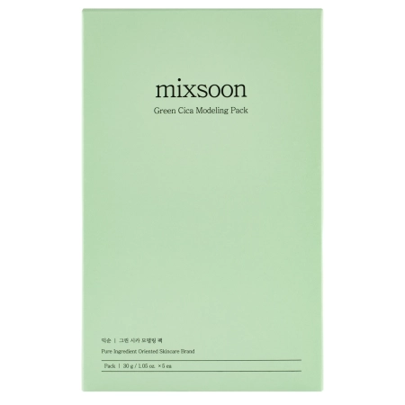 Mixsoon - Green Cica Modeling Pack - Wyciszająca Maska Algowa z Wąkrotką Azjatycką - 5szt. (30g)
