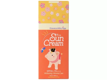 Elizavecca - Milky Piggy Sun Cream SPF 50+/PA+++ - Krem z Filtrem Przeciwsłonecznym - 50ml