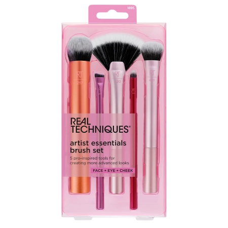 Real Techniques - Artist Essentials - Zestaw Pędzli do Makijażu 