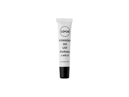 La-Le - Pomadka do Ust w Tubce Śliwkowa z Wit. A  - 15ml