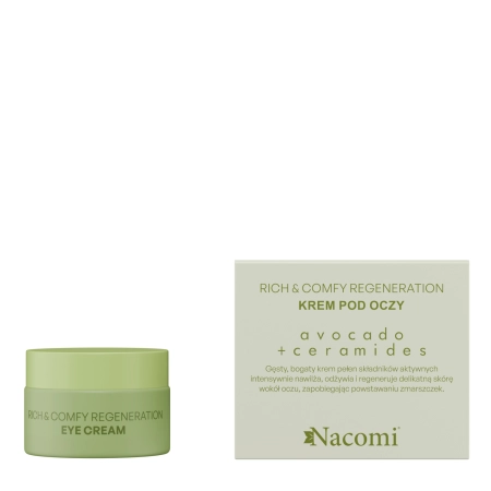 Nacomi - Rich & Comfy Regeneration - Krem pod Oczy - Awokado - 15ml