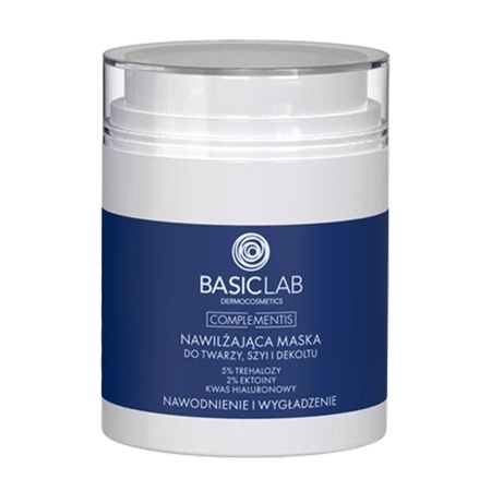 BasicLab - Complementis Nawilżająca Maska do Twarzy, Szyi i Dekoltu - 50ml