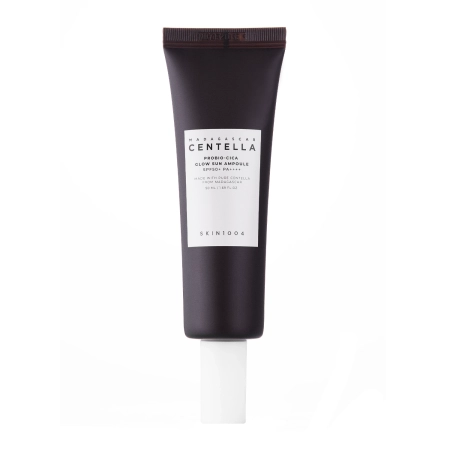 SKIN1004 - Madagascar Centella Probio-Cica Glow Sun Ampoule SPF50+ PA++++ - Nawilżający Krem z Filtrem - 50ml