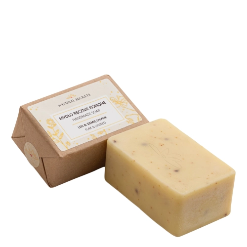 Natural Secrets - Mydło SIEMIE LNIANE - 100g