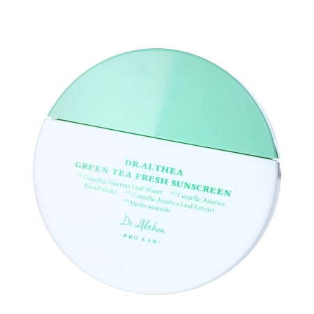 Dr. Althea - Green Tea Fresh Sunscreen SPF50+ PA++++ - Łagodzący Krem Przeciwsłoneczny - 45ml