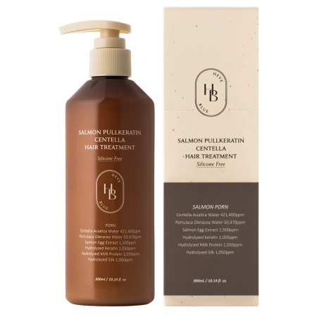 HEVEBLUE - Salmon PullKeratin Centella Hair Treatment - Regenerująca Odżywka do Włosów - 300ml