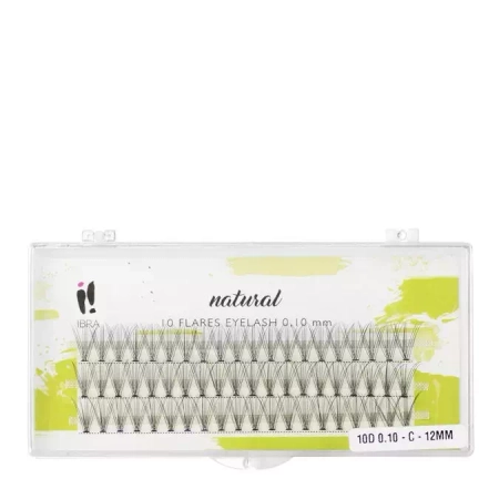 Ibra Makeup - Kępki Naturals 0,10 - 12mm - 60szt