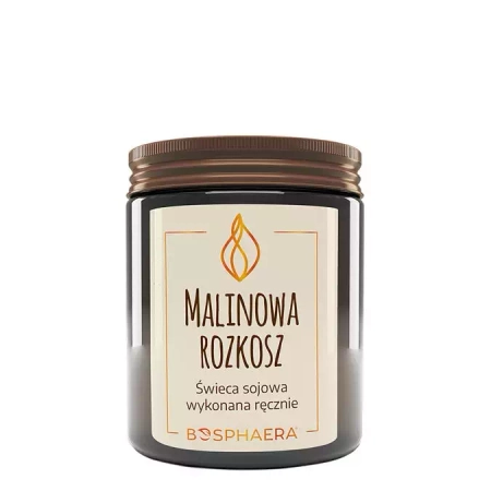 Bosphaera - Świeca Sojowa - Malinowa Rozkosz - 190g 