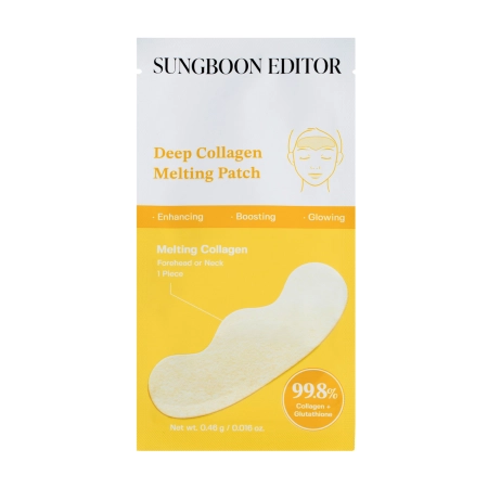 Sungboon Editor - Deep Collagen Melting Patch - Rozpuszczalne Płatki Kolagenowe do Twarzy - 3x0,28g+3x0,46g