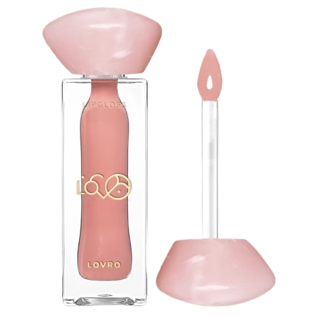 LOVRO - Bloomlight Lipgloss - Błyszczyk Optycznie Powiększający Usta z Efektem Chłodzenia - 04 Nude Muse - 5,5g OUTLET