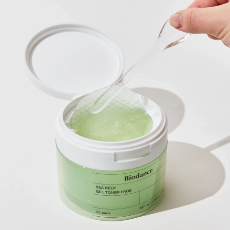 Biodance - Sea Kelp Gel Toner Pad - Łagodzące Płatki do Twarzy - 60szt