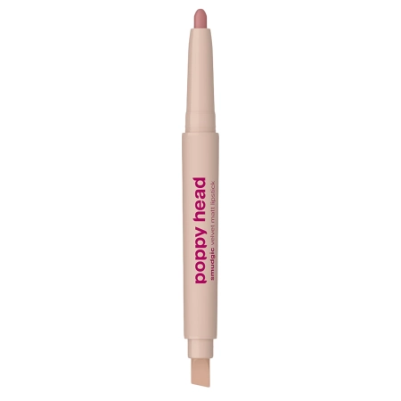 Poppy Head - Smudgic Velvet Matt Lipstick - Matowa Pomadka w Kredce - 04 Bare Illusion - 0,85g   