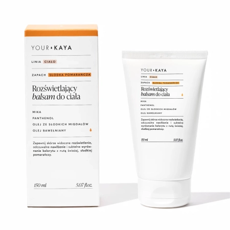 Your Kaya - Rozświetlający Balsam do Ciała o Zapachu Słodkiej Pomarańczy - 150ml