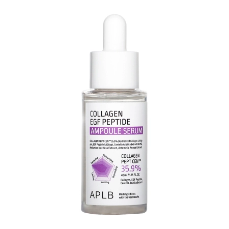 APLB - Collagen EGF Peptide Ampoule Serum - Nawilżająco-Ujędrniające Serum do Twarzy - 40ml