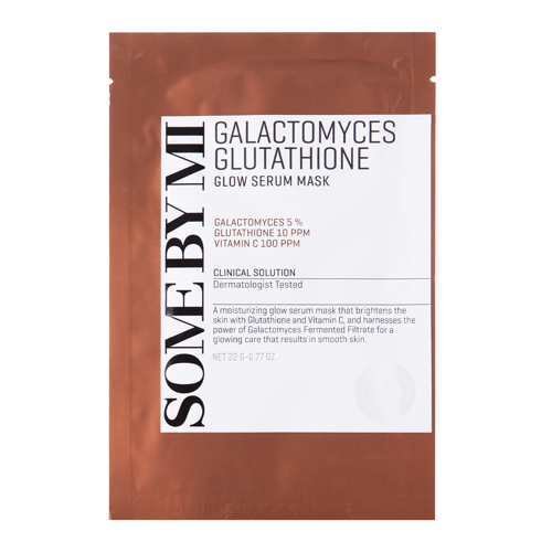 Some By Mi - Galactomyces Glutathione Glow Serum Mask - Rozświetlająca Maska w Płachcie - 22g