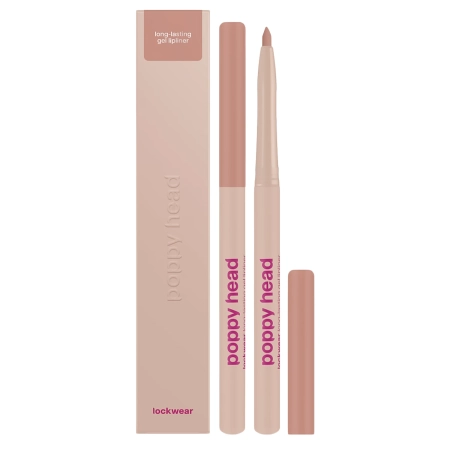 Poppy Head - Lockwear Long-Lasting Gel Lipliner - Długotrwała Żelowa Konturówka do Ust - 04 Boldish Nude - 0,6g 