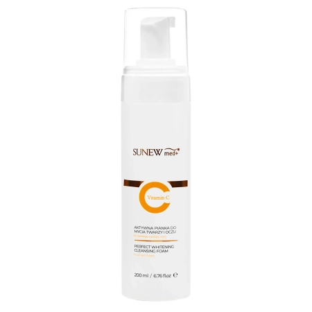 SunewMed+ - Aktywna Pianka do Mycia Twarzy i Demakijażu Oczu - 200ml