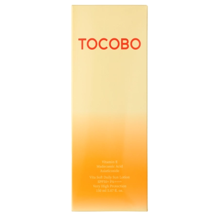 Tocobo - Vita Soft Daily Sun Lotion SPF50+ PA++++ - Lekki Krem Przeciwsłoneczny do Twarzy - 150ml