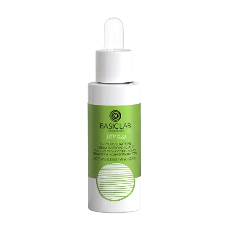 BasicLab - Esteticus - Rozświetlenie i Wyciszenie - Antyoksydacyjne Serum Wyrównujące z Witaminą C 20% - 30ml 