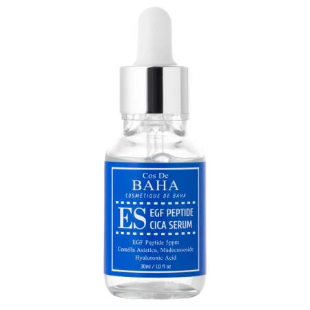 Cos De BAHA - EGF Peptide Cica Serum - Serum do Twarzy z EGF, Peptydami i Wąkrotą Azjatycką - 30ml