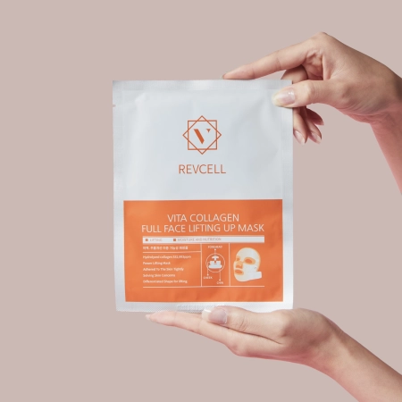 REVCELL - Vita Collagen Full Face Lifting Up Mask - Liftingująca Maska w Płachcie - 1szt/19g