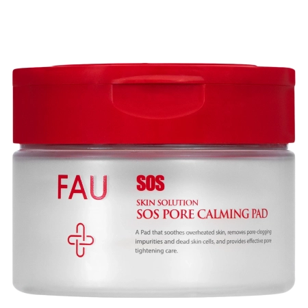 FAU - Skin Solution SOS Pore Calming Pad - Kojące Płatki do Twarzy - 70szt/175ml