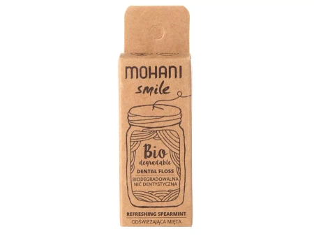 Mohani - Smile - Dental Floss - Biodegradowalna Nić Dentystyczna - Odświeżająca Mięta