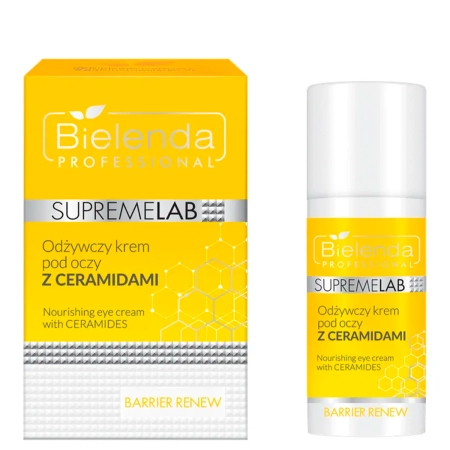 Bielenda Professional - Supremelab Barrier Renew - Odżywczy Krem pod Oczy z Ceramidami - 15ml