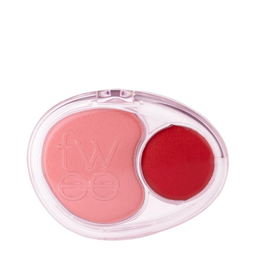 Fwee - Mellow Dual Blusher - Podwójny Róż do Policzków - RD01 Follow Me - 7,2g