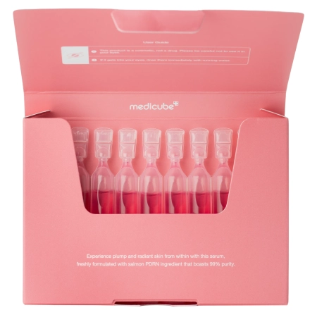 Medicube - PDRN Pink One Day Serum - Jednodniowe Serum Nawilżające z Kolagenem i PDRN - 10sztx1,5ml