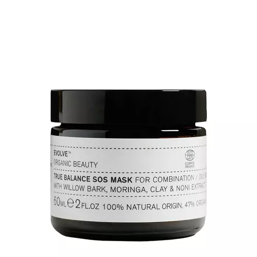 Evolve Organic Beauty - True Balance SOS Mask - Maska z Glinki Zmniejszająca Widoczność Porów - 60ml