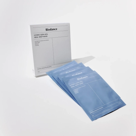 Biodance - Hydro Cera-nol Real Deep Mask Set - Zestaw Nawilżających Masek Kolagenowych do Twarzy - 4szt/34g