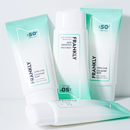 Frankly - Cicahae Sun SPF50+/PA++++ - Kojący Krem do Twarzy z Filtrem - 50ml