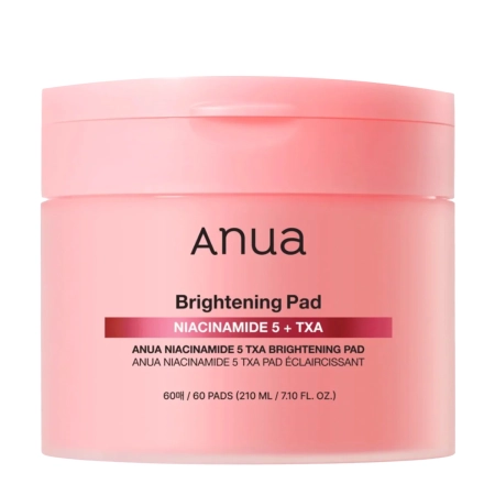 Anua - Niacinamide 5 TXA Brightening Pad - Rozświetlające Płatki do Twarzy - 210ml/60szt