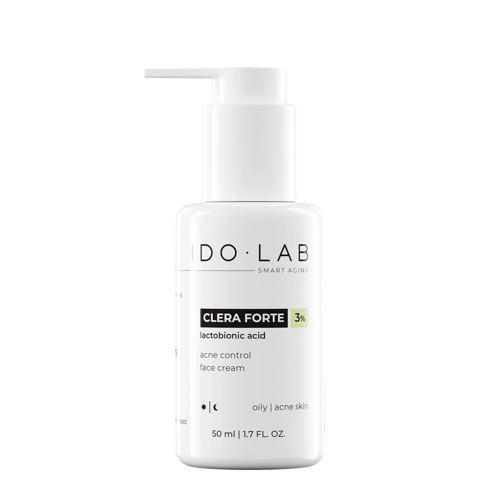 Ido Lab - Clera Forte - Naprawczy Krem dla Cery Tłustej i Trądzikowej - 50ml