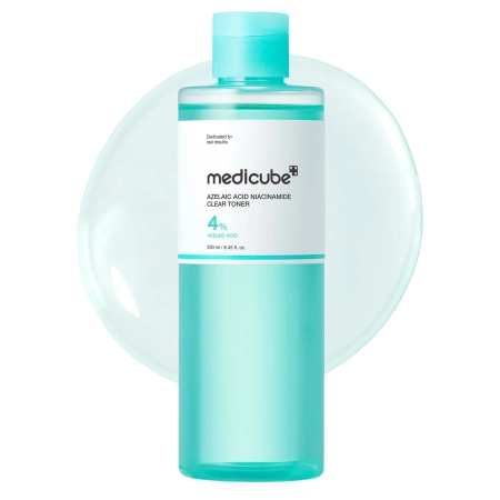 Medicube - Azelaic Acid Clear Toner - Oczyszczający Tonik Rozjaśniający z Kwasem Azelainowym - 250ml